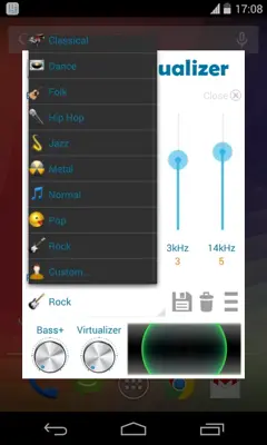 Music Equalizer android App screenshot 1